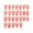 Red, variant on Oulii Alasum 26-Piece Silicone Cup Labels Red Drink Markers for Parties, Bars, Weddings, and Events