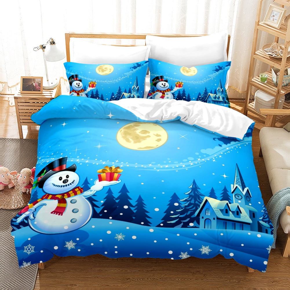 3D Christmas Day Tree Print Bed Comforter Sets Twin Full Queen King