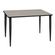 42" x 24" Kahlo Tapered Leg Table- Maple/ Black