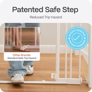 Perma Child Safety Safe Step Rental Safe Baby Gate, 38 to 45, White