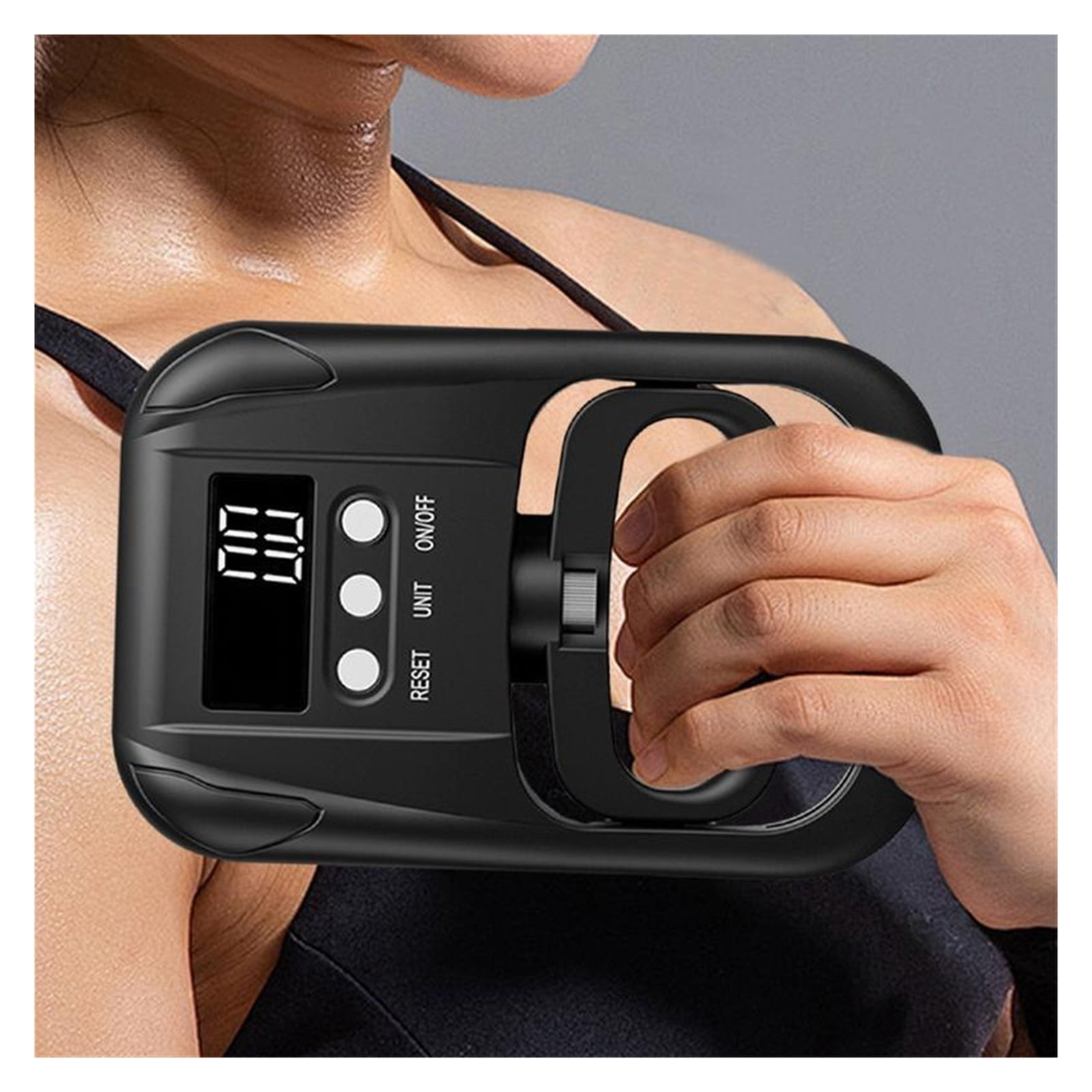 Fitness Grip Strength Tester Electronic Grip Dynamometer 265Lbs/120Kg Digital Hand Dynamometer Intelligent Grip Strength Meter