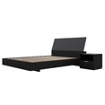 thumbnail image 1 of Nexera Ensemble de Chambre à Coucher Flottant 3 Pcs, Noir, Queen, 1 of 7