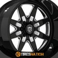 thumbnail image 4 of 22x12 Dropstars F61BM1 Forged Gloss Black Wheel 8x180 -51, 4 of 5
