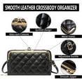 thumbnail image 5 of Lubardy Small Crossbody Bag for Women Trendy Evening Bag Clutch Wallet Purses Ladies Shoulder Cell Phone Purse Quilted Design, 5 of 6