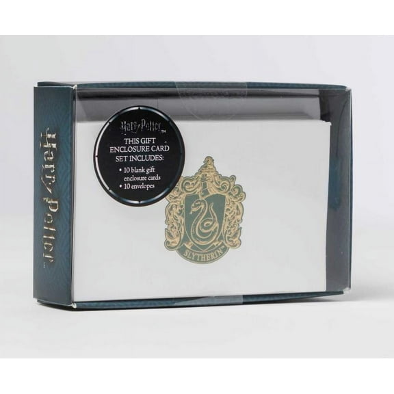 Harry Potter: Harry Potter: Slytherin Foil Gift Enclosure Cards (Set of 10) (Paperback)