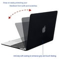 thumbnail image 2 of mosiso new macbook 12 inch case, ultra slim smooth matte finish hard shell see through protective cover for macbook 12" with retina display a1534 (2016 / 2015 newest version), blue, 2 of 4