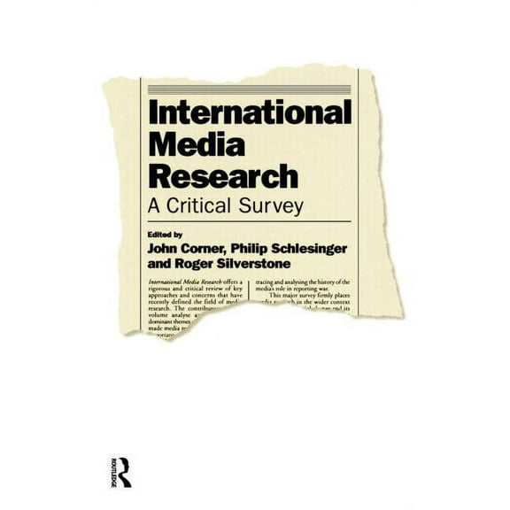 International Media Research: A Critical Survey, (Hardcover)
