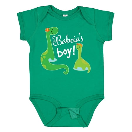 

Inktastic Babcias Boy Grandson Dinosaur Gift Baby Boy Bodysuit