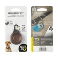 thumbnail image 6 of Nite Ize Wearabout Clippable Tracker Holder - Tracker Keychain & Carabiner Clip - Lightweight Holder with SlideLock Case, Steel Clip & Wire Gate - Compatible with Apple AirTag - Smoke (2 Pack), 6 of 6