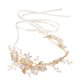 thumbnail image 2 of Crystal Pearls Diadema Tiara Boda Novia Accesorio Cabello Colco Diadema de novia de boda, 2 of 8