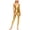 Gold, variant on Women's Shiny Metallic Unitard Camisole Bodysuit Sleeveless Tights Leggings Jumpsuit Catsuit Dancewear Gold S