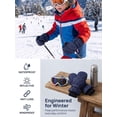 thumbnail image 5 of Deago Kids Winter Gloves - Snow & Ski Waterproof Thermal Insulated Gloves for Boys Girls Toddler Children for Cold Weather (Navy), 5 of 8