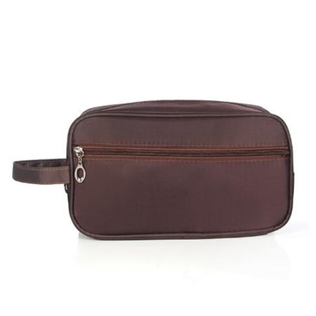 Mubineo Mens Toiletry Bag Genuine Leather Shaving Kit Travel Case