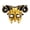 C, variant on Vintage Gold Black 3D Ram Horn Demon Mask, Scary Devil Goat Face Mask, Halloween Masquerade Carnival Haunted House Cosplay Costume Prop