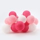thumbnail image 2 of Bola de luz de algodón con decoración de hilo, lámpara colgante de luz para fiesta, boda, 3 pilas, intermitente, rosa Inevent HA006257-07, 2 of 7