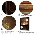 thumbnail image 3 of Designart "Rustic Melodies Of The Vintage Piano II" Music Floater Framed Wall Art Living Room, 3 of 5