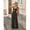 Green-M, variant on Womens Green Leopard Print Hollow-Out Loose Strap Jumpsuit With Wide Leg