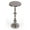 Silver, variant on Beaumont Lane Transitional Metal Pedestal Side Table - Antique Gold