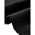 thumbnail image 5 of Agnes Orinda Women's Plus Size Chiffon Tops Notch V Neck 3/4 Tulip Sleeve Pleated Front Dressy Casual Summer Blouses 3X Black, 5 of 6