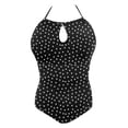 thumbnail image 1 of Traje de Baño Op para Mujer con Amarre Halter Negro Talla EG, 1 of 4