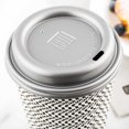 thumbnail image 3 of Restpresso Pewter Gray Plastic Coffee Cup Lid - Fits 8, 12, 16 and 20 oz - 500 count box, 3 of 3