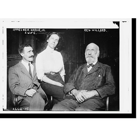 Historic Print, James Hardie Jr. and wife, Rev. Willard - 2, 16" x 20"