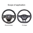 thumbnail image 3 of Cubierta para el volanteTapa de la rueda del volante Protector de cuero universal antideslizante Decoración interior Accesorio de coche, arce Advancent VI001569-02, 3 of 6