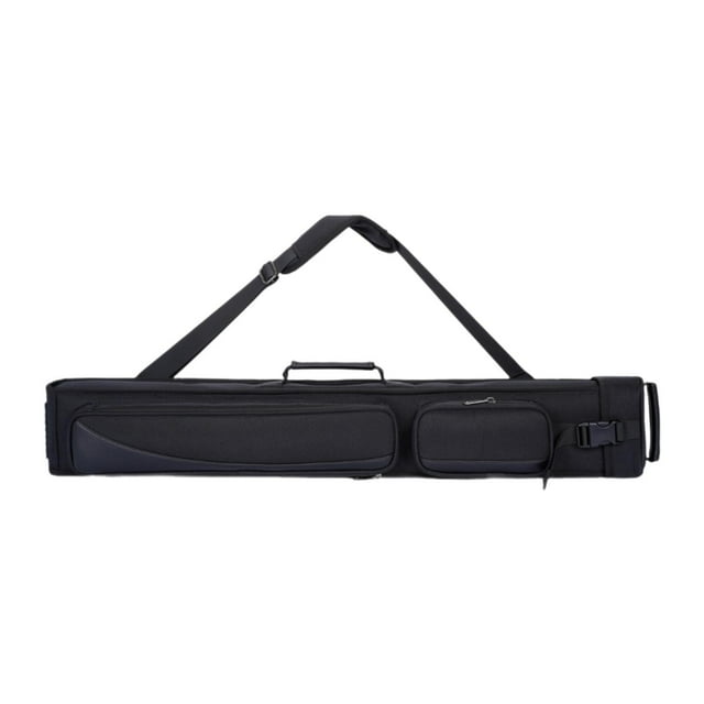 Bolsa de transporte para tacos y palos - Crossbody Billard Los suministros de billar son fáciles de transportar Negro