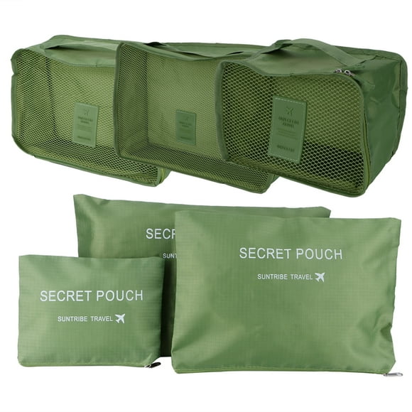 Bolsa De Embalaje 6 Unids/set Almacenamiento Ropa Clasificación Equipaje