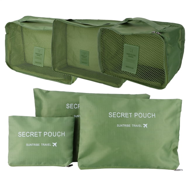 Bolsa De Embalaje 6 Unids/set Almacenamiento Ropa Clasificación Equipaje