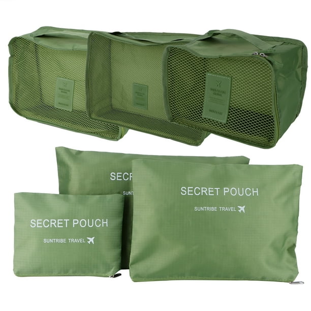 Bolsa De Embalaje 6 Unids/set Almacenamiento Ropa Clasificación Equipaje