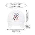 thumbnail image 2 of 250 Anniversary USA Hat Distressed Style, America 250 Hat Vintage Washed Baseball Cap, USA 250th Anniversary Low Profile Design, America 250th Anniversary Hat , White, 2 of 7