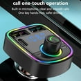 thumbnail image 5 of Christmas Gifts Liweisiy Bluetooth Fm Transmitter Wireless Radio Adapter Car Kit With Usb Charging Car Charger Mp3 Player D124 Black Free Size, 5 of 8
