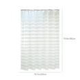 thumbnail image 3 of Modern Striped Waterproof Shower Curtain | Polyester Bathroom Decor with Reinforced Grommets | 70.86x78.74 Inches White Design for Home & School Use, 3 of 6