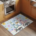 thumbnail image 3 of Easter Bunny Area Rugs Collection 2'x3', Spring Watercolor Polka Dot Flower Plaid Blue Non Slip Indoor Rectangle Throw Runner Rug Floor Mat Carpet for Living Room Dining Table Bedroom Nursery, 3 of 9
