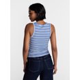 thumbnail image 3 of No Boundaries Ribbed High Neck Tank Top, Women's XXS-XXL, 3 of 5