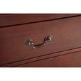 thumbnail image 3 of Glory Furniture Louis Phillipe 5-Drawers Bedroom Chest in Cherry, 3 of 8