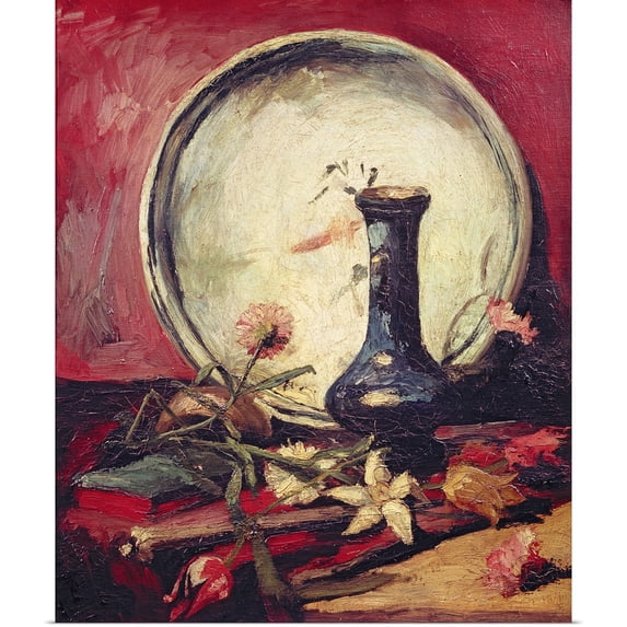 Great BIG Canvas | Rolled Vincent Van Gogh Poster Print entitled Still Life with Flowers, c.1886