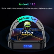 Android TV Box 13.0 TV Box HK1 K8S RK3528 with 4GB RAM 64GB ROM 6K H.265 Dual Band WiFi 2.4GHz/5GHz BT 5.0 Media Box 100M LAN