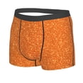 thumbnail image 2 of Daiia Orange Glitter Men's Underwear Boxer Briefs, Cotton Stretch Moisture-Wicking Underwear-XX-Large, 2 of 9