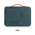 thumbnail image 2 of Sonducket Bolsa para portátil, organizador electrónico, funda Universal a prueba de golpes, resistente al agua, con asa para viaje de negocios Bolsas de mensajero y de hombro Armada 13 pulgadas, 2 of 6