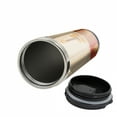 thumbnail image 2 of Guitar Travel Mug, Acoustic Guitars Retro, Steel Thermal Cup, 16 oz, by Ambesonne, 2 of 2