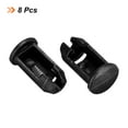 thumbnail image 3 of Uxcell Silla de Camping Pie 12mm 13mm Diámetro de Tubo Pies Tapón, Negro 8 Paquete, 3 of 7