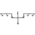thumbnail image 5 of Wall Mounted Clothes Rack Clothing Garment Pipe Display Hanging Bar Black Retail, 5 of 12
