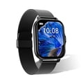 thumbnail image 3 of Hombres Smart Watch Digital Bluetooth Compatible con la pantalla Táctil Táctil Reloj de pulsera Fitness Tarifa cardíaca Música Reproductor SmartWatch Electronics Black Steel Correa Inevent EL005787-03B, 3 of 7