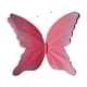 thumbnail image 1 of Mariposa artificial, decoración de pared con mariposas falsas para dormitorio, hogar, exteriores. Rosa, 1 of 9