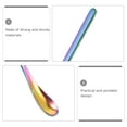 thumbnail image 3 of Shisuyan Lizard Food Scoop Small Pet Food Spoon Stainless Steel Assorted Color 2Set, 3 of 8