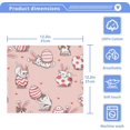thumbnail image 5 of GZHJMY Easter Bunny Eggs Washcloths 4 Pack, Highly Absorbent Soft Cotton Baby Washcloths Fingertip Towels, 12 x 12 Inch, 5 of 7