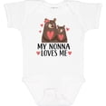 thumbnail image 3 of Inktastic My Nonna Loves Me Bear Boys or Girls Baby Bodysuit, 3 of 5