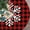 B, variant on KCEHTA Christmas Tree Skirt 36 Inch Red and Black Buffalo Plaid Tree Skirt Cute Snowflake Themed Xmas Tree Skirt Rustic Christmas Decorations for Home Office Winter Party Decor